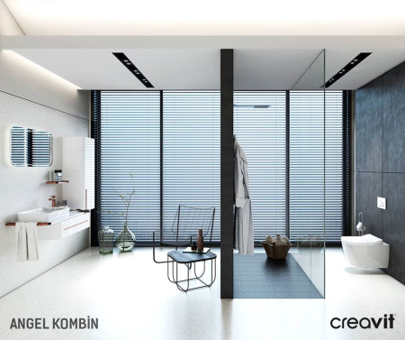 CREAVIT Крышка дюропласт с микролифтом (съемная) ELEGANT KC5030 