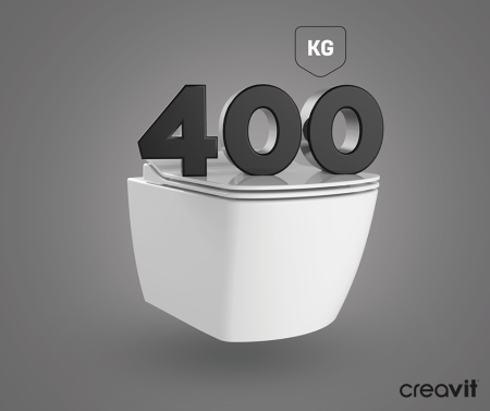 CREAVIT Крышка дюропласт с микролифтом (съемная) ELEGANT KC5030 