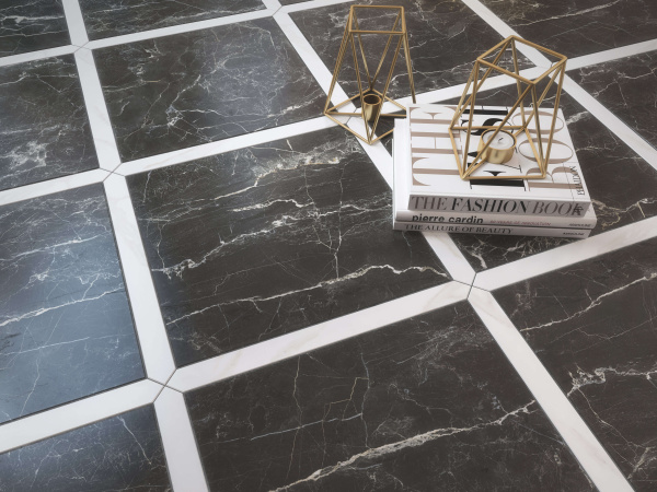  Marmori  Сан Лорен Черный 60x60 лаппатированный 