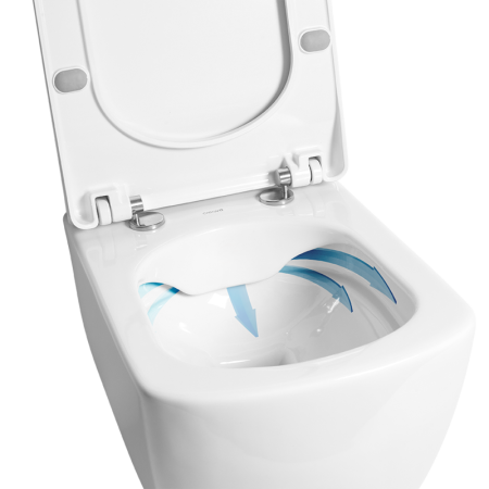 CREAVIT Крышка дюропласт с микролифтом (съемная) ELEGANT KC5030 