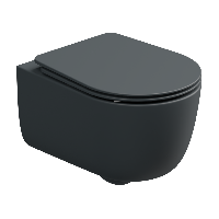 Чаша подвесного унитаза со смывом Smart Clean GSG Ceramic Design Hit! HIWCSO028, Ebano Matt