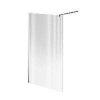 KERAMA MARAZZI Душевая перегородка CRISTALLO с рифленым стеклом, 120х210, хром