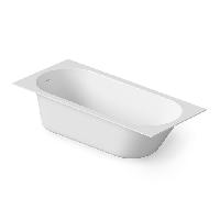 DEA DESIGN Ease Ванна 1800х800хh580 мм встраиваемая, в комплекте ножки, интегр.слив/перелив в цвет ванны цвет белый (цена по АКЦИИ)