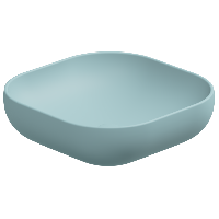 Раковина накладная 45 см GSG Ceramic Design Easy EALAVQU45037, Ice Matt