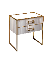 Тумба MONACO 80см  h74см  белая глянец  +  золото   под раковину чашу