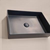 Artceram SCALINO Раковина накладная 38х55 см, без отв под смеситель, без слив перелива, цвет notte (не производится)