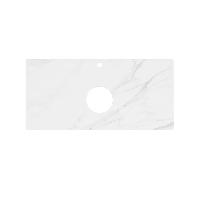 Kerama Marazzi Столешница из керамогранита для накладных раковин Монте Тиберио 100 см, белый натуральный