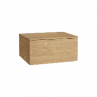 Универсальный зеркальный шкаф 60 см с LED подсветкой, левосторонний