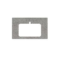 Kerama Marazzi Столешница из керамогранита для раковин, встраиваемых сверху Фондамента 80, серая