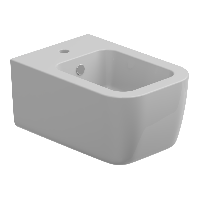 Биде подвесное GSG Ceramic Design Brio BRBISO000, белый глянцевый