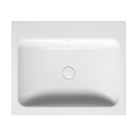 BETTE One Раковина встраиваемая на столешницу  600×495×130 мм,  без отв под смес.с перел. с крепл. в компл.цвет белый (СПЕЦЦЕНА со склада)