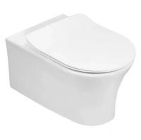 EDAH132-0 ALEO Подвесной унитаз, без обода, металлические крепления в комплекте