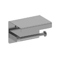 NEMO NM-C01055BGM Держатель туалетной бумаги с полкой, BRUSH GUN METAL