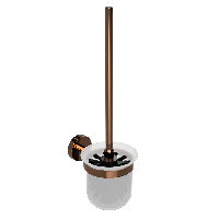 КОРАЛЛ / CORAL Держатель для туалетной щетки, черная щетка