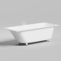 Salini ORLANDA Встраиваемая ванна 1800х800х600мм, прямоуг. чаша, мат-л: S-Sense, матовый, белый (без слива-перелива!)