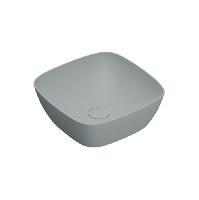 Catalano ALVEA Раковина 40x40 накладная, без отв. под смеситель, покрытие Cataglaze+, цвет Aqua Satinato