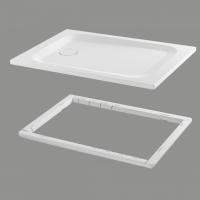 BETTE Душевой поддон 110х110см , суперплосский  3,5 см d90см, цвет белый