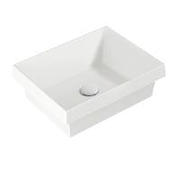 SIMAS AGILE Раковина встроенная  сверху на столешницу 45x36,5xh15 см,без перелива, без отв  под смеситель,цвет белый