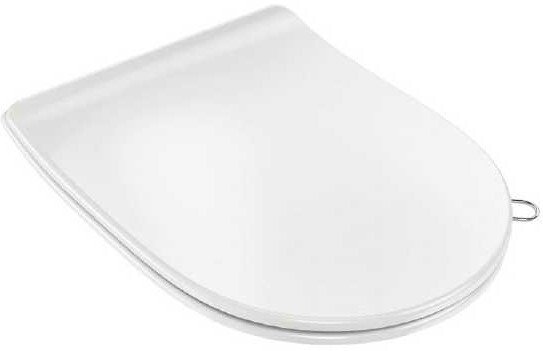 E24889-00 сиденье для унитаза ODEON RIVE GAUCHE тонкое,микролифтом и функцией быстрого снятия(белый) 