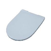 Artceram FILE Крышка с сиденьем Slim для унитаза, механизм soft-close, цвет pale blue/хром