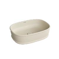 Kerama Marazzi Раковина CIRCO накладная 50*36*13,5см, без отв. под смеситель, без перелива, цвет песочный матовый