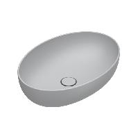 Catalano SFERA Раковина 60x42 h16 накладная, без перелива, без отв. под смеситель, покрытие Cataglaze+, цвет Cemento Satinato