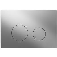 TECEspring Панель смыва плоская,из пластиковая,с круглыми кнопками, Хром глянцевый