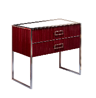 Тумба MONACO 100см  h84см  бордо глянец  +  хром   под раковину моноблок