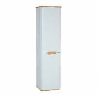 Пенал Sentо, с корзиной для белья, 40 см, цвет матовый белый, левосторонний  (ножки 61069 заказываются отдельно)