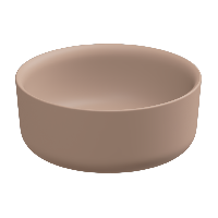 Раковина накладная 42 см GSG Ceramic Design Hit! HILAVRO42032, Cipria Matt