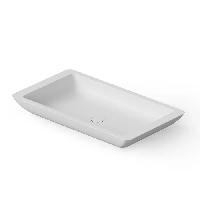 DEA DESIGN Washbasins Раковина настольная 80x45xh10,5 см, материал: Solid Surface искуственный камень, цвет: White №18