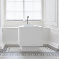 BETTE One Раковина встраиваемая на столешницу 800×495×130 мм,  с 1 отв под смес. с перел. с крепл. в компл.цвет белый (СПЕЦЦЕНА со склада)