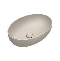 Catalano SFERA Раковина 60x42 h16 накладная, без перелива, без отв. под смеситель, покрытие Cataglaze+, цвет Sabbia Satinato