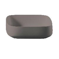 Artceram COGNAC Раковина настольная Quadro 55x35 см, цвет gravel/покрытие Saniglaze