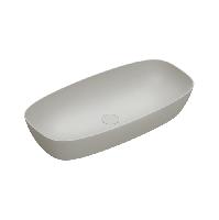 Catalano ALVEA Раковина 80x40 накладная, без отв. под смеситель, покрытие Cataglaze+, цвет Cemento Satinato