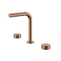 Смеситель на столешницу STICK DIAMOND на 3 отв. COPPER BRUSHED