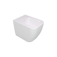 Биде приставное GSG Ceramic Design Brio BRBI01000, белый глянцевый