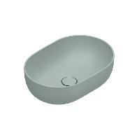 Catalano SFERA Раковина 50x35 h16 накладная, без отв. под смеситель, покрытие Cataglaze+, цвет Aqua Satinato