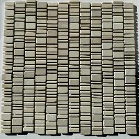 pixmosaic PIX 318 Cream Nova, чип произвольный, сетка 310х307х6 мм, Матовая