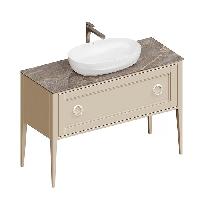 Kerama Marazzi Тумба PLAZA Classic NEO напольная 1+1 ящик 120, капучино матовый