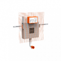 V12 Скрытый бачок для приставных пристенных унитазов 3/6 л (замена кода 742-1740-01)