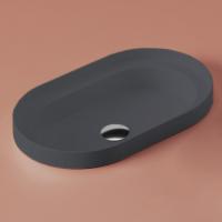 Artceram FUORI SCALA Раковина встраиваемая, 58х36см, без отв под смеситель, без перелива, цвет: blu denim