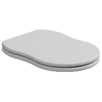 Крышка с сиденьем для подвесного унитаза с микролифтом GSG Ceramic Design Time TICOPRCCCR001, белый матовый