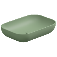 Раковина накладная 60x42 см GSG Ceramic Design Easy EALAVRE60031, Salvia Matt
