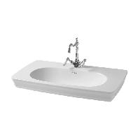 Artceram CIVITAS Раковина-консоль подвесная 90х50 см, са 1 отв под смес. с крепл, цвет белый (С нашего склада Продаем с ножками  CIC002 01 00)