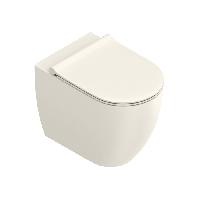 Catalano SFERA Унитаз напольный 55x35, безободковый, универс.слив, смыв Tornado, покрытие Twinglaze+, без крепежа, цвет Lino Satinato