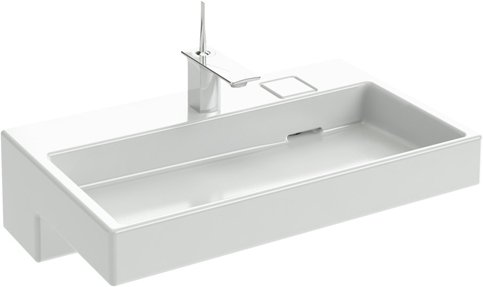 EXD9112-00 раковина TERRACE с подсветкой /80х49/ (бел) 