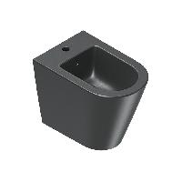 Catalano ZERO Биде напольное 55x35, с 1 отв. под смеситель, покрытие Cataglaze+, без крепежа, цвет черный матовый