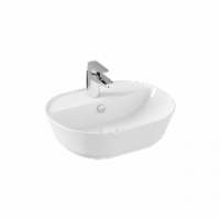 Geo овальная раковина-чаша 55 см, цвет белый