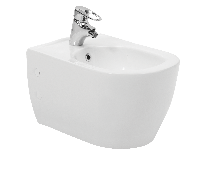 Bianca подвесной биде, глянец белый